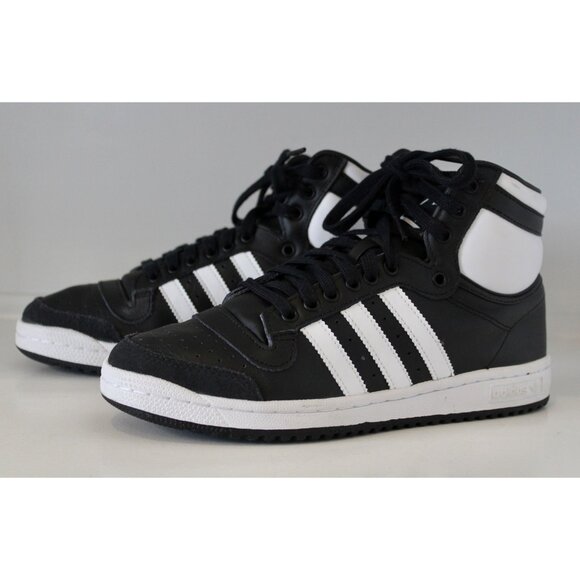 ADIDAS Top Ten Black & White High Top Sneakers Shoes, Size Men\'s 8 main image 12